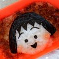ポアママ's cooksnap of when they made キャラ弁☆ちびまるこお弁当♪.