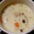 nishipin's cooksnap of when they made 失敗知らずのクラムチャウダー.
