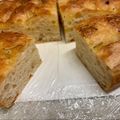 みるん♪♪'s cooksnap of when they made ★超簡単★HBで高加水フォカッチャ.