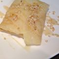 ちえ３'s cooksnap of when they made 簡単おやつ★リンゴクレープ.