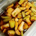 もりのりころ's cooksnap of when they made シャキシャキおいしい☆セロリの漬物.