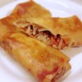 Тика's cooksnap of when they made 我が家の春巻き♪.