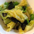 ＊まめゴマ＊'s cooksnap of when they made キャベツの海苔生姜和え.