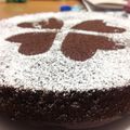 yukdolphin's cooksnap of when they made バレンタインに簡単チョコレートブラウニー.