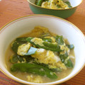 時花菜's cooksnap of when they made ☆さやえんどう（絹さや）の卵とじ☆.