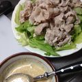 ぐっちぐっちぐっち's cooksnap of when they made 水菜と豚こま肉の冷しゃぶサラダ☆.