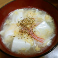 yukakero's cooksnap of when they made ふわとろスープdeあったまろ～.