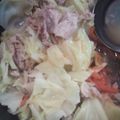 はらぺこ親子's cooksnap of when they made 旬鍋★豚バラキャベツの重ね鍋.