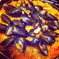 月の白玉's cooksnap of when they made ムール貝とエリンギのシーフードパエリア.