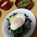 よちりん's cooksnap of when they made 簡単に♬目玉焼き丼.