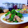 母ちゃん☆'s cooksnap of when they made 春の味覚♪鯵と菜の花の胡麻和え.