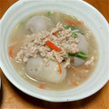 ぱうろうにあ's cooksnap of when they made 蒸し里芋の鶏あんたれ.