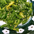 ma―chin's cooksnap of when they made からし菜のごま和え♪.