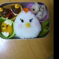7コロ's cooksnap of when they made キャラ弁に！ミニハンバーガー.