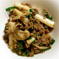 牛乳どーなつ's cooksnap of when they made 長いものひき肉炒め.