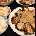 riore's cooksnap of when they made ピーマンの肉詰め♡鶏と豆腐バージョン.