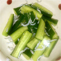 こにゃつ's cooksnap of when they made きゅうりとシラスの和え物.