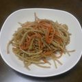 sige24's cooksnap of when they made 定番☆きんぴらごぼう☆コツあり.