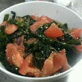 ♪nano♪'s cooksnap of when they made さわやか〜*☆ﾄﾏﾄとわかめのサラダ☆.