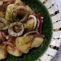 かずめし's cooksnap of when they made ✿いかとじゃが芋のアンチョビ炒め✿.