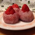 ikurish's cooksnap of when they made いちご姫～簡単かわいい春の和菓子～.