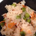 マユコアラ's cooksnap of when they made グリンピースと桜えびの炊き込みごはん.