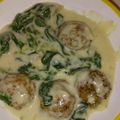 スティッチ姉妹's cooksnap of when they made きのことほうれん草のクリーム煮♪.