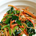 がねがねさと's cooksnap of when they made 簡単副菜！小松菜の彩り和え.