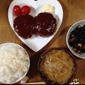 あすぱみゅ☆'s cooksnap of when they made 肉汁たっぷりジューシーハンバーグ♡.