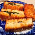 ponnko's cooksnap of when they made 甘辛♡厚揚げのシソチーズはさみ焼き♡.