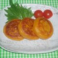 に～さん's cooksnap of when they made そば粉入り*かぼちゃの葱みそお焼き。.