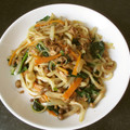 ペロリー's cooksnap of when they made 簡単めんつゆと白ねぎで焼きうどん.