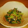 coyoyoc's cooksnap of when they made かぶの葉とじゃこの塩昆布あえ.