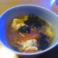 みゅーるしあな's cooksnap of when they made *♡トマトと卵の鶏ガラスープ♡*.