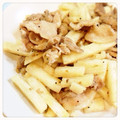 nori♡'s cooksnap of when they made 長芋と豚肉の簡単炒め.
