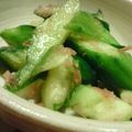 たもたん's cooksnap of when they made きゅうりの梅おかか和え.