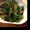 まよっぺまこっぺ's cooksnap of when they made ナスの揚げ浸し風　春菊添え.
