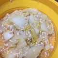 つるつるつるこ's cooksnap of when they made ルクエで白菜と鳥挽き肉のあんかけ☆.