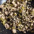 mie♡1234's cooksnap of when they made 高菜と豚ひき肉のレタス包み.