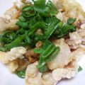 sanama0826's cooksnap of when they made 晩酌のお供に。カリカリ鶏皮ポン酢.