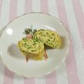 SP♪'s cooksnap of when they made ピーマン入り☆卵焼き.