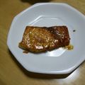 書セラピスト流香's cooksnap of when they made カジキdeカレー風味の照り焼き♪.