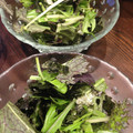 liarra's cooksnap of when they made 海苔うま！蒸し鶏と水菜のシーザーサラダ♫.