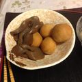 hiranatsu♪'s cooksnap of when they made 里芋とこんにゃくの土佐煮.