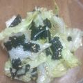 happyreiko's cooksnap of when they made ちぎるだけ☆レタスと海苔の中華サラダ.
