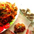 ニコニコまっきー's cooksnap of when they made キムチ、牛肉、韮、野菜のチャプチェ.
