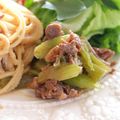 スマイルちょこ's cooksnap of when they made 簡単！美味しぃ牛肉セロリ炒め♪.