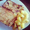 puruuu's cooksnap of when they made フレンチトーストの甘煮りんご添え.