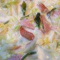 ぱぴぷぅぅぅ's cooksnap of when they made 簡単！ベーコン長ネギ白菜のクリーム煮♪.
