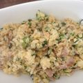 karaike's cooksnap of when they made 男の！小松菜と豚バラ炒飯.